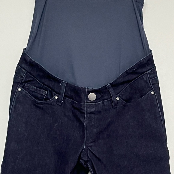 Maternity Dark Wash Jegging - Thyme, Size XXS - Picture 5 of 7